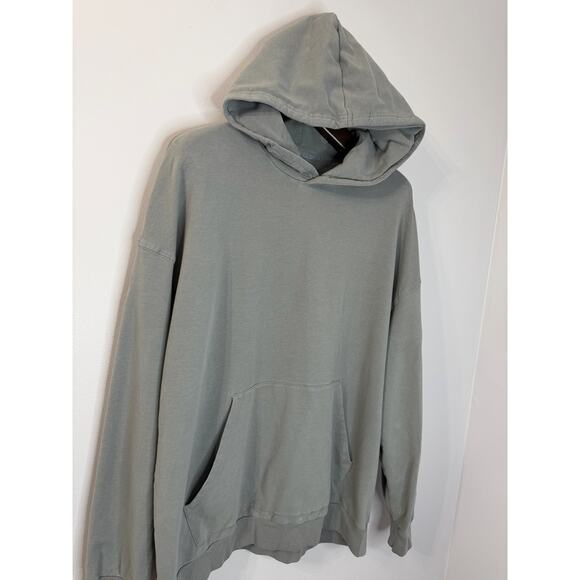 Alo Double Take Hoodie Sweatshirt Men's Steel Grey Casual Comfy Pullover - Picture 9 of 9